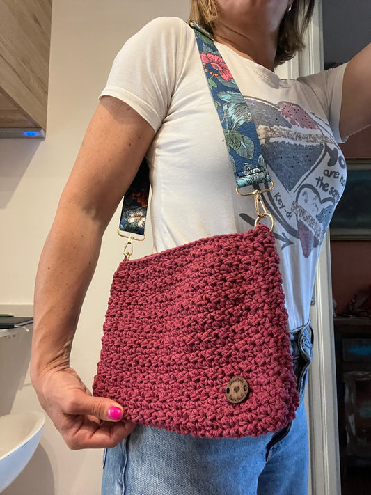 Borsa tracolla uncinetto