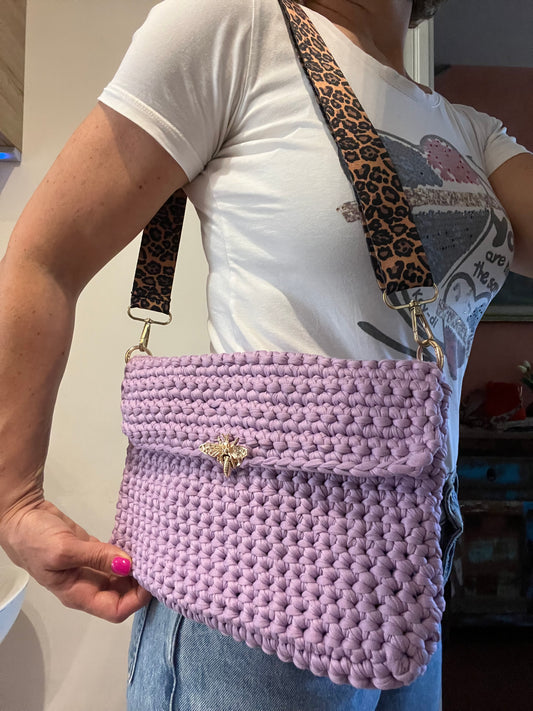 Borsa tracolla uncinetto